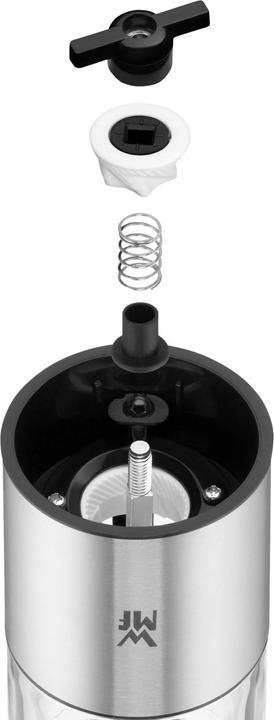 Produktbild WMF Elektrische Mühle 21cm Salz und Pfeffermühle Keramikmahlwerk LED-Leuchte (Pfeffer, Salz, Chili)