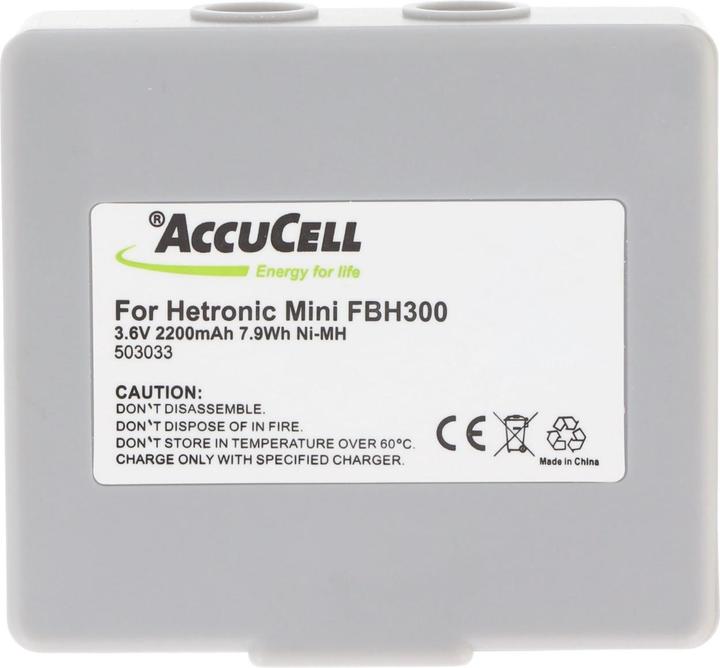 Immagine prodotto AccuCell Batteria Hetronic per gru, ABITRON KH68300520.A HETRONIC 68300510, 68300520, 68300525, Ergo, FBH3 (3.60 V, 600 mAh)