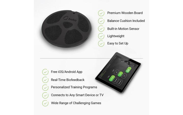 Produktbild Bobo Balance Balance Board Home Schwarz