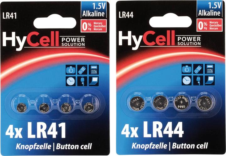 Image du produit HyCell Alcaline LR44 (4 pcs, LR44, 140 mAh)