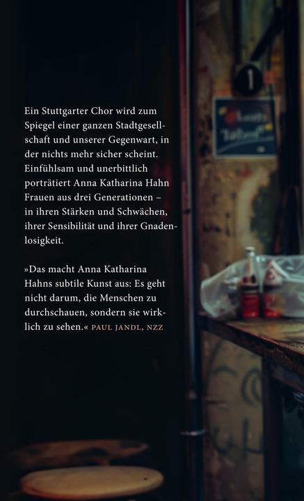 Immagine prodotto Der Chor (Tedesco, Anna Katharina Hahn, 2024)