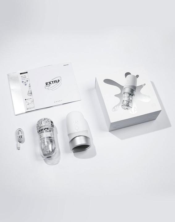 Produktbild Sauce Extra Automatischer Masturbator Weiss