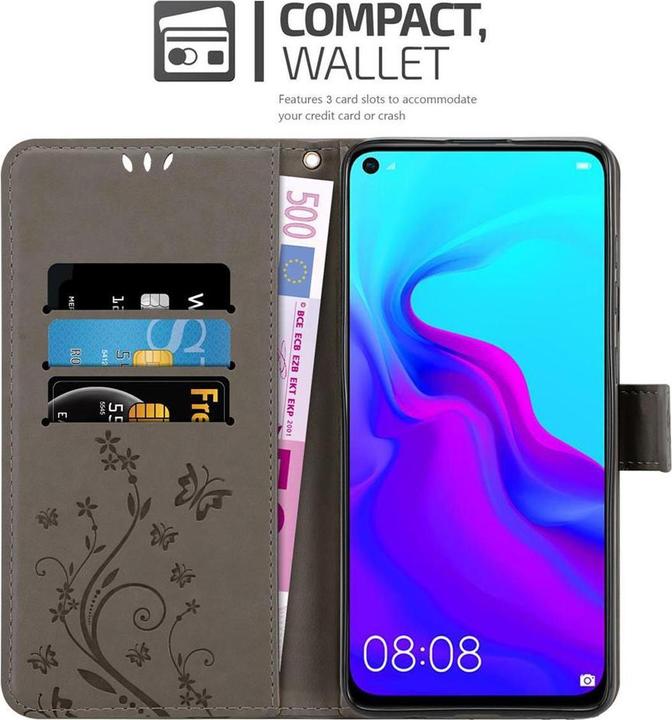 Actual product image Cadorabo Flower Book Cover (Huawei Nova 4)