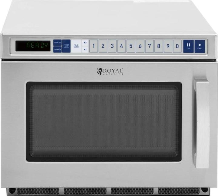 Produktbild Royal Catering Gastro-Mikrowelle Mikrowellenherd Mikrowelle Edelstahl Timer 3000 W 17 L (17 l)