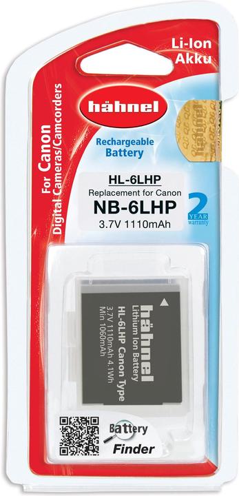 Produktbild Hähnel Ersatzakku HL-6LHP, für Canon NB-6L (Kamera Akku)