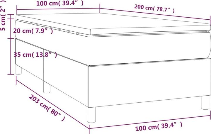Image du produit VidaXL Nunziatina (100 x 200 cm, 100 x 200 cm)