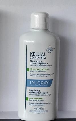 Produktbild Ducray Kelual Squanorm Fettige Schuppen regulierendes Shampoo 400ml (400 ml, Flüssiges Shampoo)