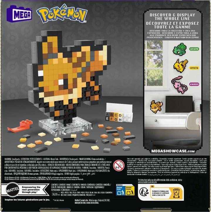 Image du produit MEGA Pokémon Evoli Pixel Art