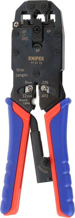 Actual product image Knipex Crimping Pliers for Western plugs (200 mm)