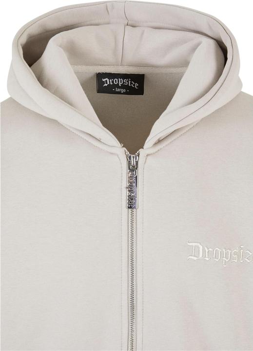 Actual product image Dropsize Super Heavy Oversize Blank Zip Hoodie - 124677 (S)