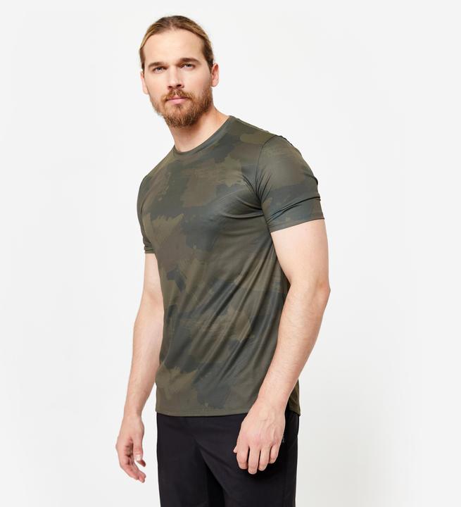 Domyos T-Shirt Herren - Essential khaki