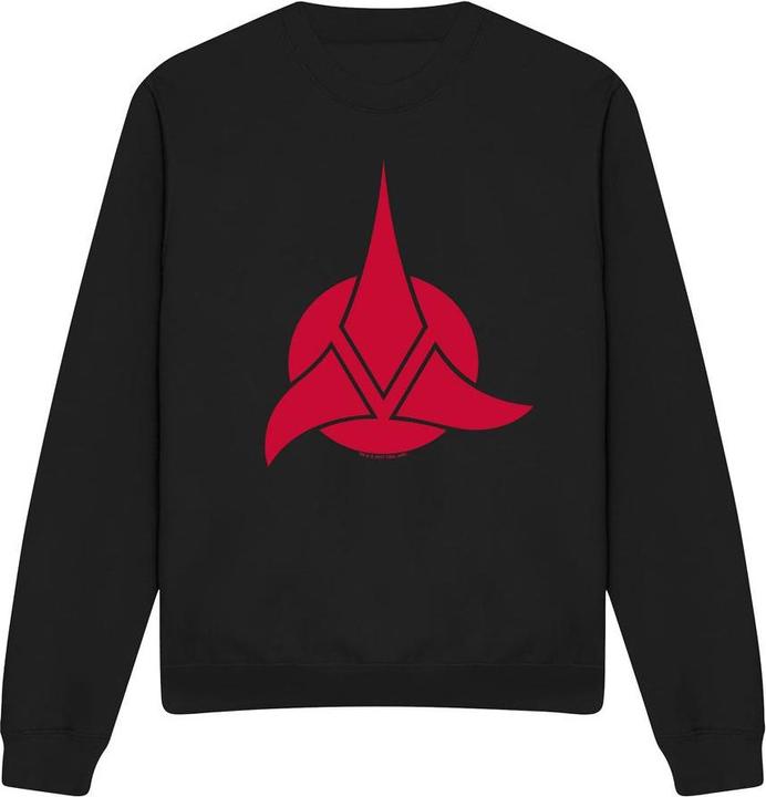 Actual product image Unisex Adult Klingon Logo Sweatshirt (L)