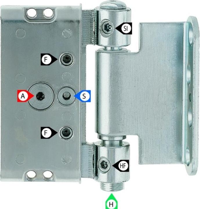 Image du produit Anuba Charnières de porte d'entrée Duplex 320-3D