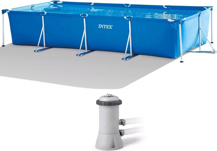 Produktbild Intex 4,5 M X 2,2 M X 0,84 M POOL MIT RECHTECKIGEM RAHMEN (450 x 84 x 220 cm)