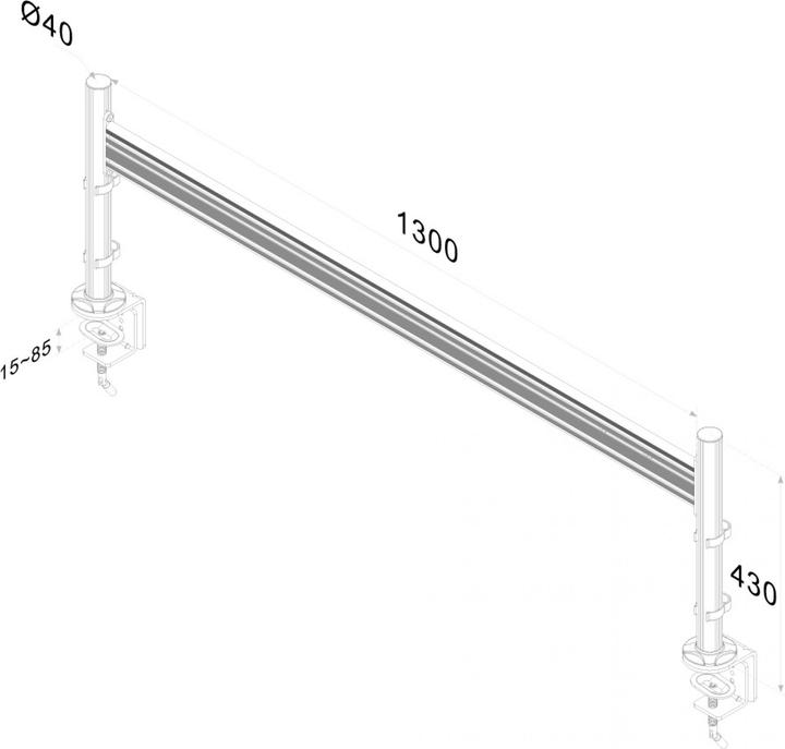 Produktbild Neomounts Fpma-Dtb100 (Tisch, 24")