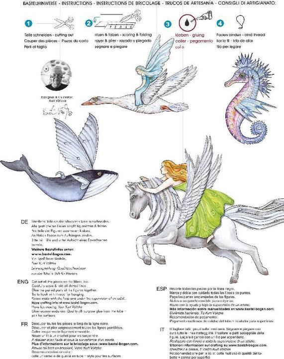 Image du produit Feuille de bricolage attrape-rêves animaux volants