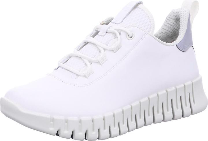 Image du produit Ecco Chaussures à lacets pour femmes Sportives Semelle en caoutchouc blanc (38)