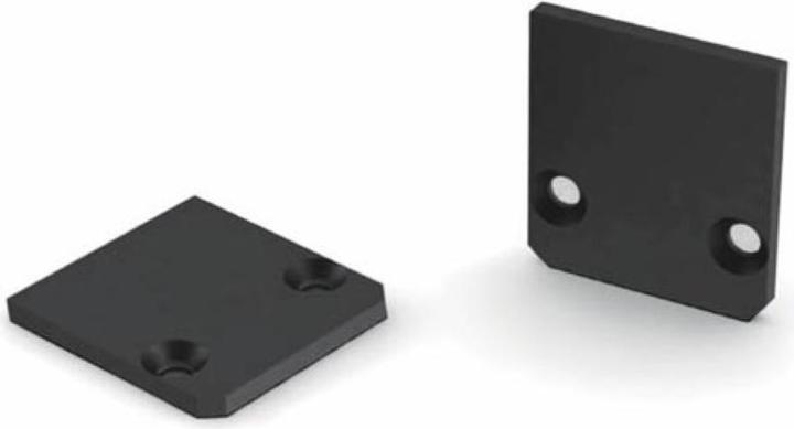 Immagine prodotto LEDsON Tappo In Alluminio Anodizzato Per Profilo Sl15 Fl Senza Foro Per Il Cavo - Nero