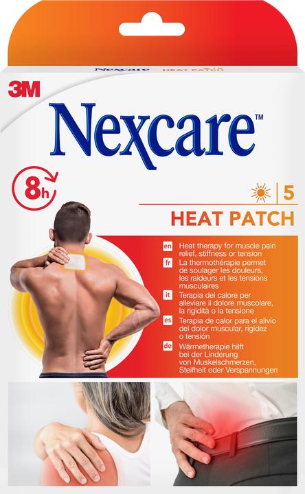 Actual product image Nexcare Heat Patch 9.5x13cm (5 x)