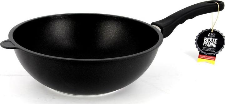 Produktbild AMT Induktions-Wok ø28cm, H: 11 cm m. Stiel (28 cm, Wok Pfanne)
