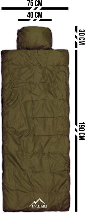 Produktbild Normani Pilotenschlafsack Traveller (220 cm)