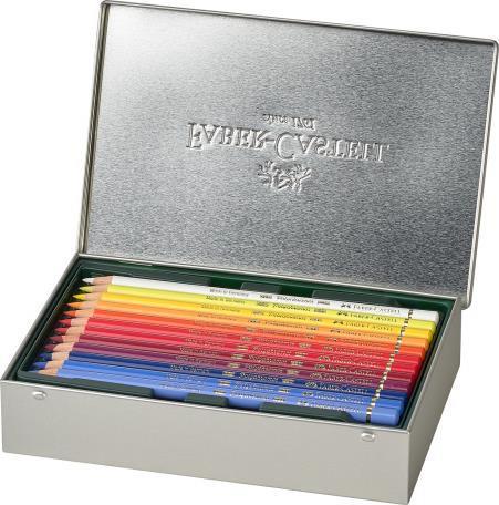 Immagine prodotto Faber-Castell Matita colorata Albrecht Dürer Scatola di metallo combinata (Multicolore, 24 x)