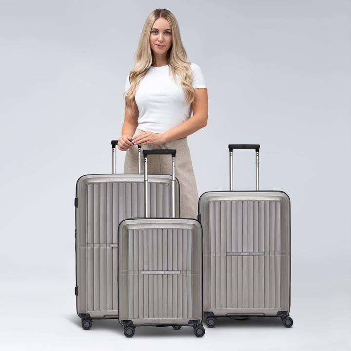 Produktbild Pactastic Collection 01 4-Rollen Kofferset 3tlg. mit Dehnfalte (221 l, XL (ab 115l))