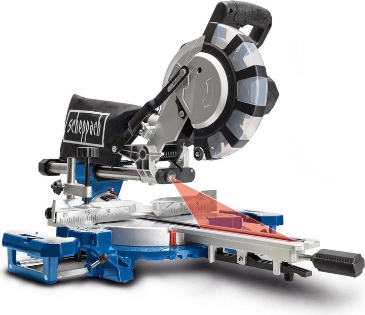Productafbeelding Scheppach Afkort-trekzaag 254 mm incl. 2e zaagblad