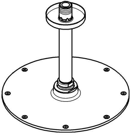 Image du produit Grohe Set de douche de tête Rainshower Cosmopolitan 210 26063000 21 cm incl. raccordement au (9 l/min)