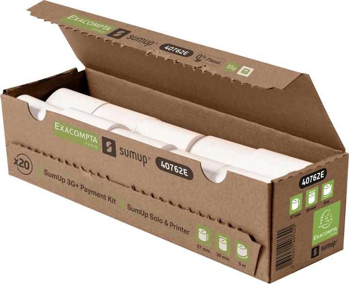 Actual product image Exacompta Thermal roll plastic free