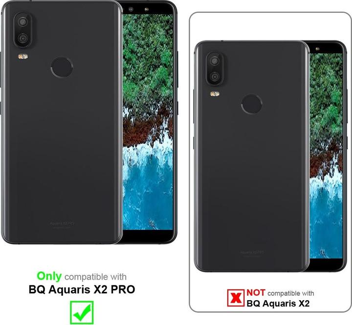 Produktbild Cadorabo Universale Schutzhülle Tasche mit Gürtelclip (BQ Aquaris X2 Pro)