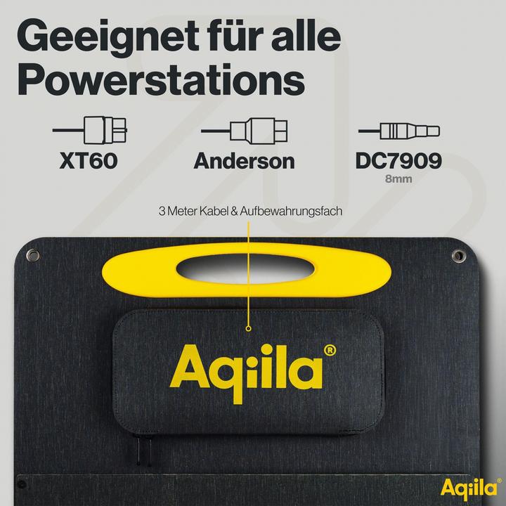 Immagine prodotto Aqiila Sunbird P56 - Pannello solare pieghevole (56 W, 1.34 kg)