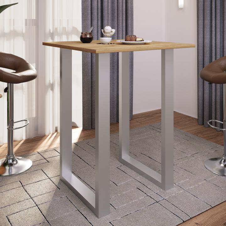 Produktbild VCM Holz Bartisch Stehtisch Xona 80x80 (80 x 80 x 102 cm)