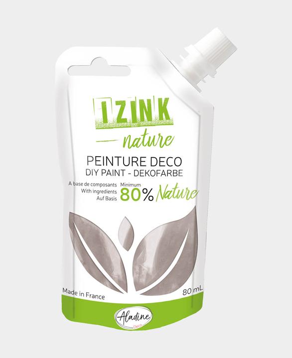 Produktbild Aladine IZINK Deko Acrylfarbe (Silber, 80 ml)