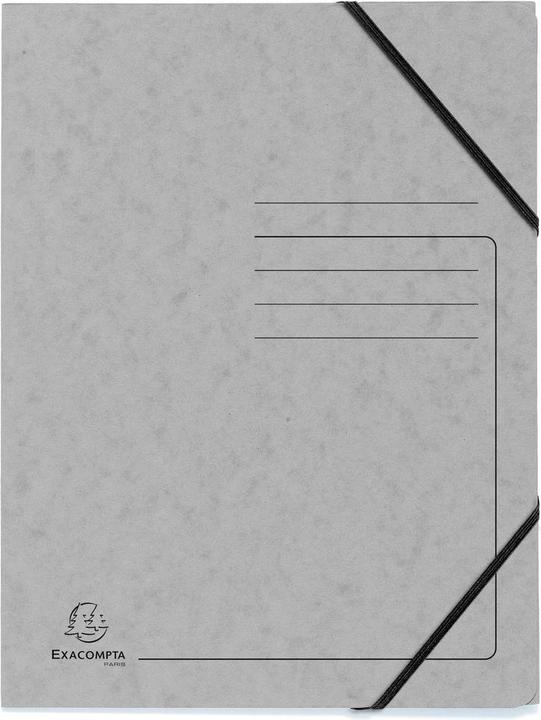 Image du produit Exacompta 5 Chemises à rabats A4 gris foncé (A4, 1 x)