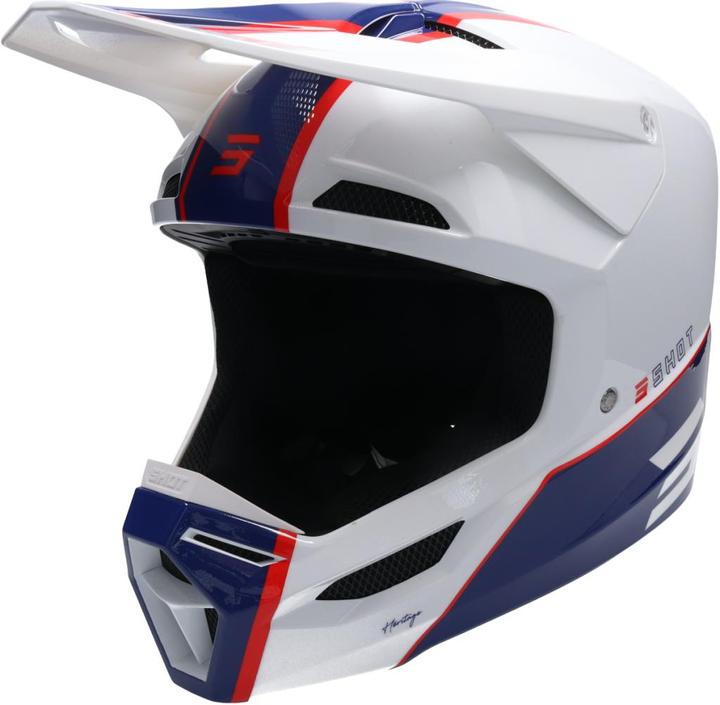 Immagine prodotto Shot FURIOUS HERITAGE MX-Helm blau-weiss-rot XS (XS)
