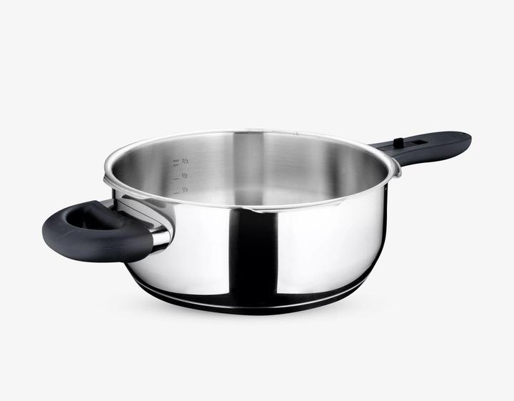 Produktbild WMF Schnellkochtopf 2tlg 4,5+3,0l Dampfkochtopf Perfect Plus Induktion Edelstahl 18/10 (22 cm, Dampfkochtopf)