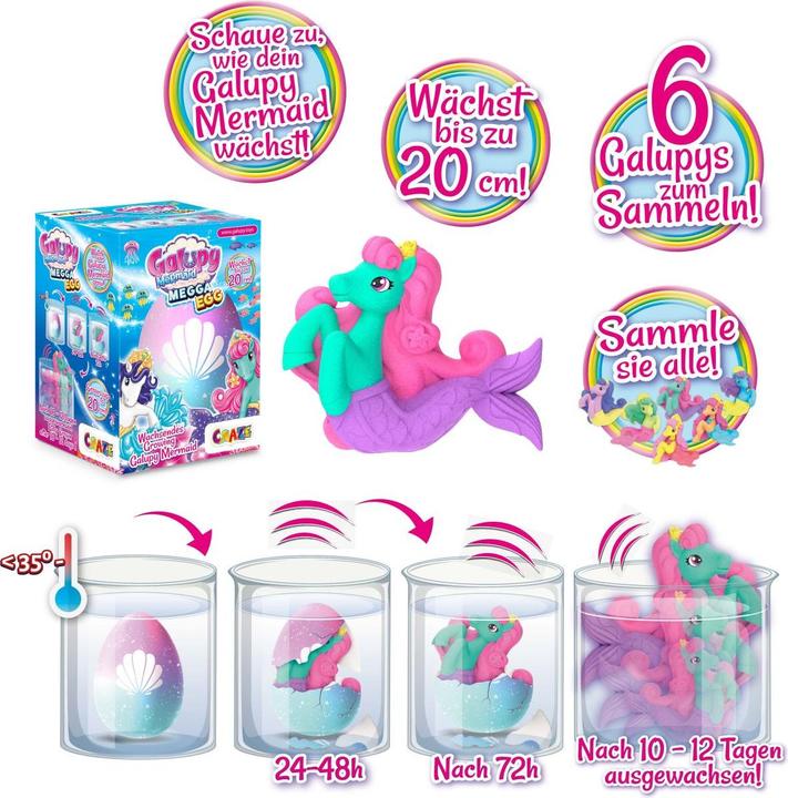 Immagine prodotto Craze Megga Egg Galupy Mermaid