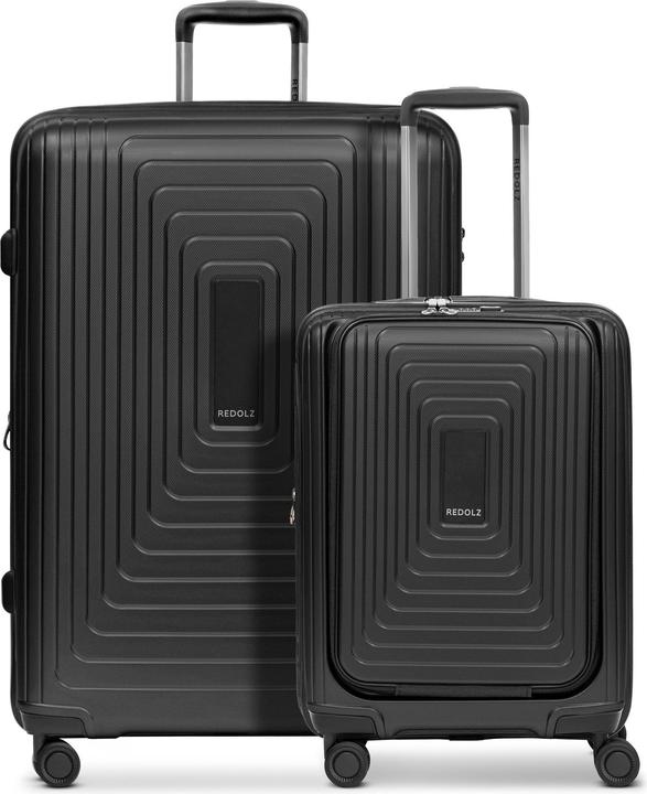 Redolz Essentials 14 4-Rollen Kofferset 2 tlg. Laptopfach mit Dehnfalte (168 l, XL (ab 115l))