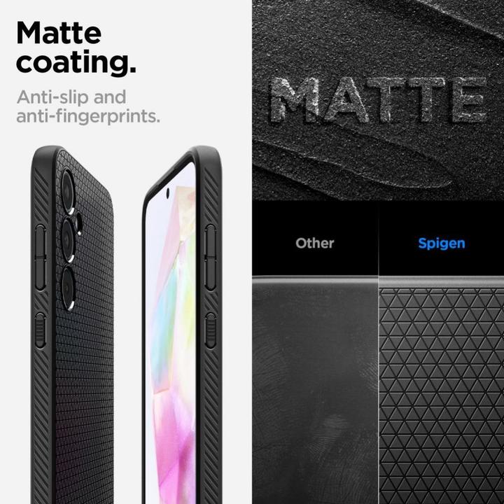 Produktbild Spigen Liquid Air Sam A35 5G czarny/matte black ACS07519 (Samsung Galaxy A35)