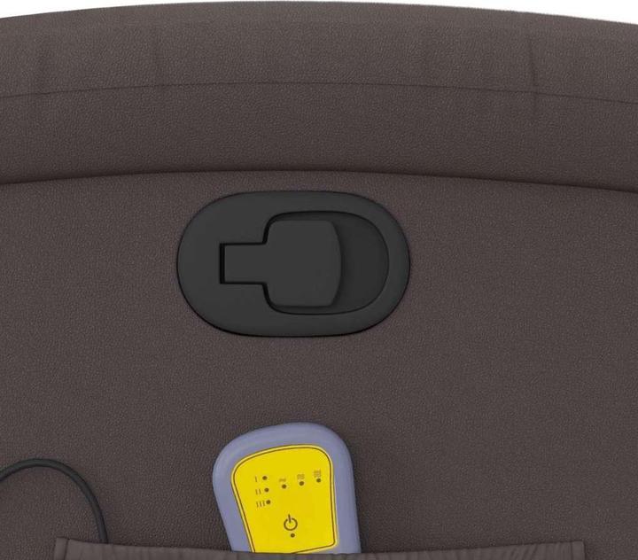 Immagine prodotto VidaXL Sedia da massaggio in vera pelle marrone scuro, colore