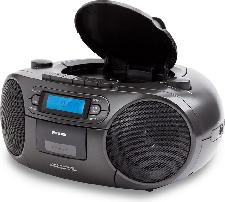 Produktbild Aiwa BBTC-550BK portable stereo system Digital Black (FM, PLL, Radio Frequency (RF), Bluetooth)