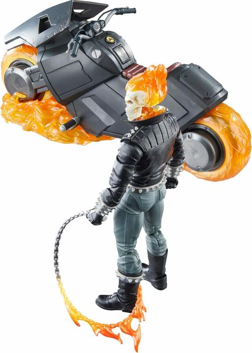 Actual product image Hasbro Marvel 85th Anniversary Marvel Legends action figure with vehicle Ghost Rider 15 cm