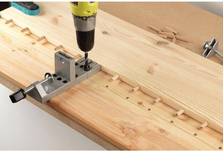 Produktbild wolfcraft wolfcraft 1 Universal-Holzdübler-Set 43-tlg. (40 Stk.)