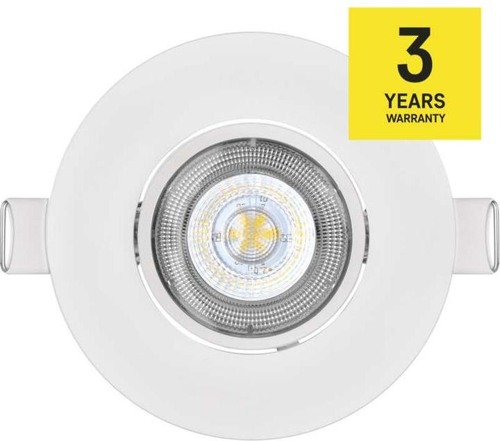 Immagine prodotto Emos Spot LED a soffitto Bianco esclusivo, rotondo, 5W bianco caldo (450 lm)