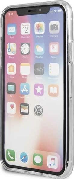 Actual product image Guess GUHCPXPCU4GLGO iPhone X/Xs złoty/gold hard case 4G Glitter (Apple iPhone X)