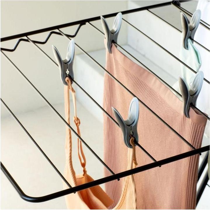 Actual product image Brabantia Clothespins Smart Black/Grey, 8 pieces