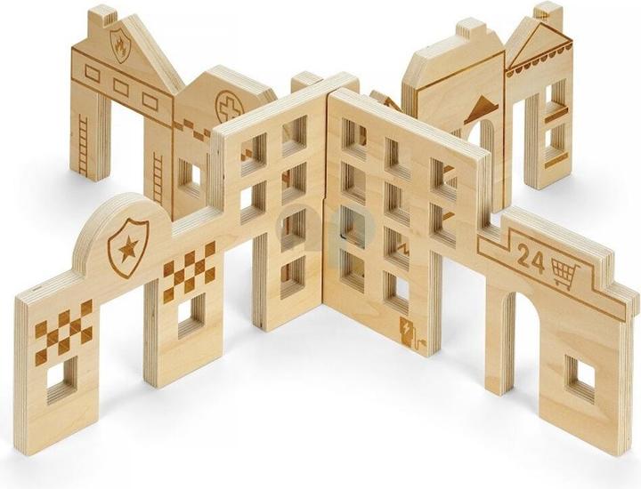 Immagine prodotto TickiT Scena della città di legno ad incastro