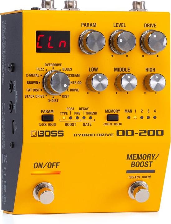 Actual product image BOSS (Electronics) OD-200 Hybrid Drive Pedal