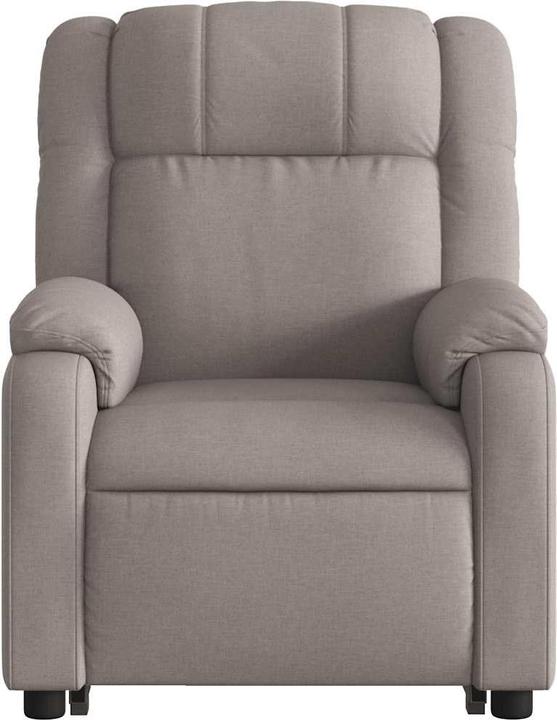 Immagine prodotto VidaXL Poltrona massaggiante Poltrona stand-up Poltrona TV Poltrona relax Poltrona Tessuto Taupe